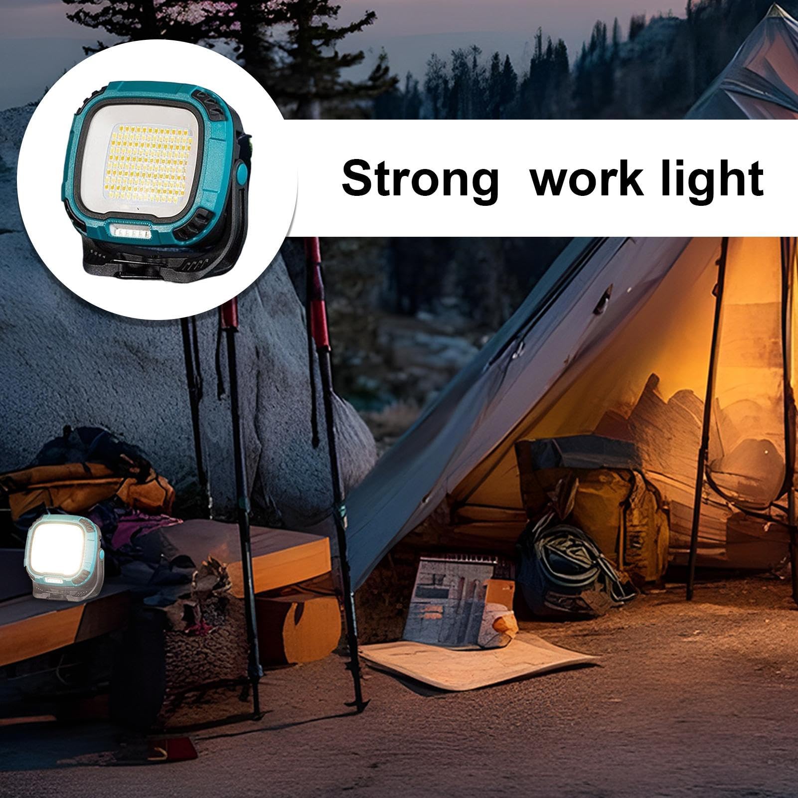 Luz De Trabajo Magnética Linternas Portátiles para Acampar