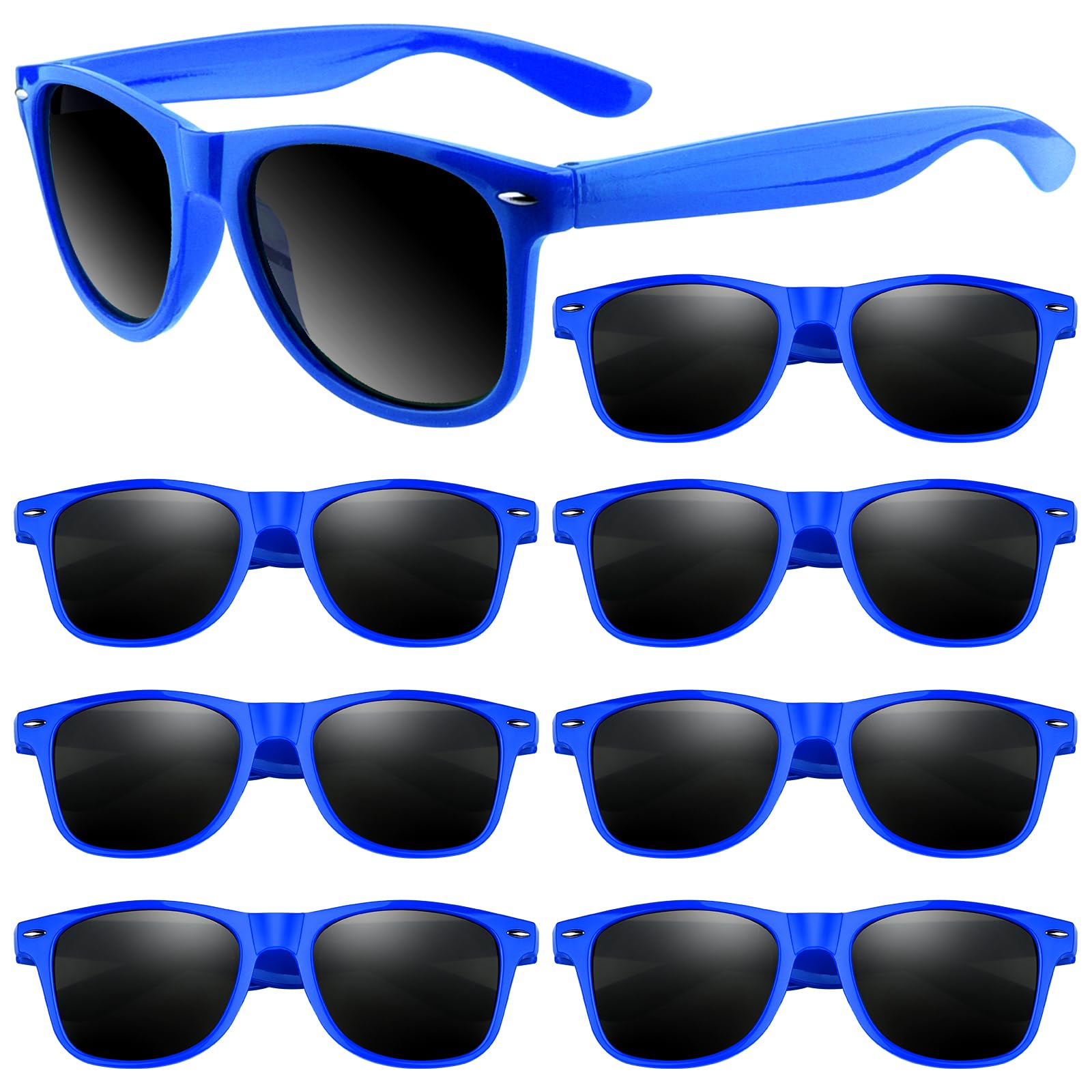 ASTARON 8 Pack Kids Party Novelty Sunglasses Bulk for Kids 3+ Summer Beach Party Birthday Party Favors Supplies Goody Bag Filler