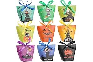 Halloween Candy Treat Bags: 36-Pack of Spooky and Fun Goodie Bags for...