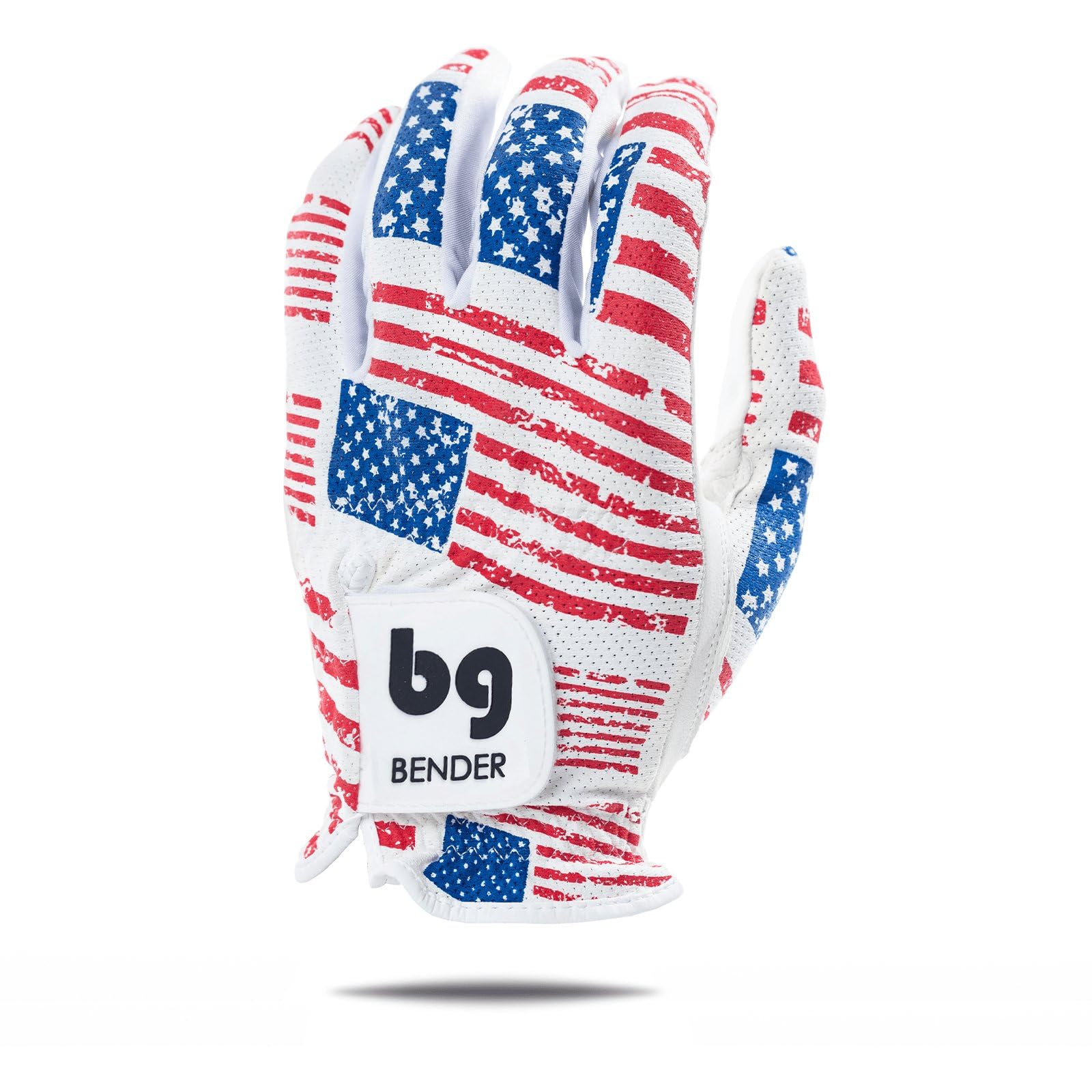 BG Bender - Mens Golf Glove, Durable Mesh Golf Gloves, Unique Golf Gloves - Left-Hand Glove (Worn on the Left Hand/for Right-Handed Golfers)