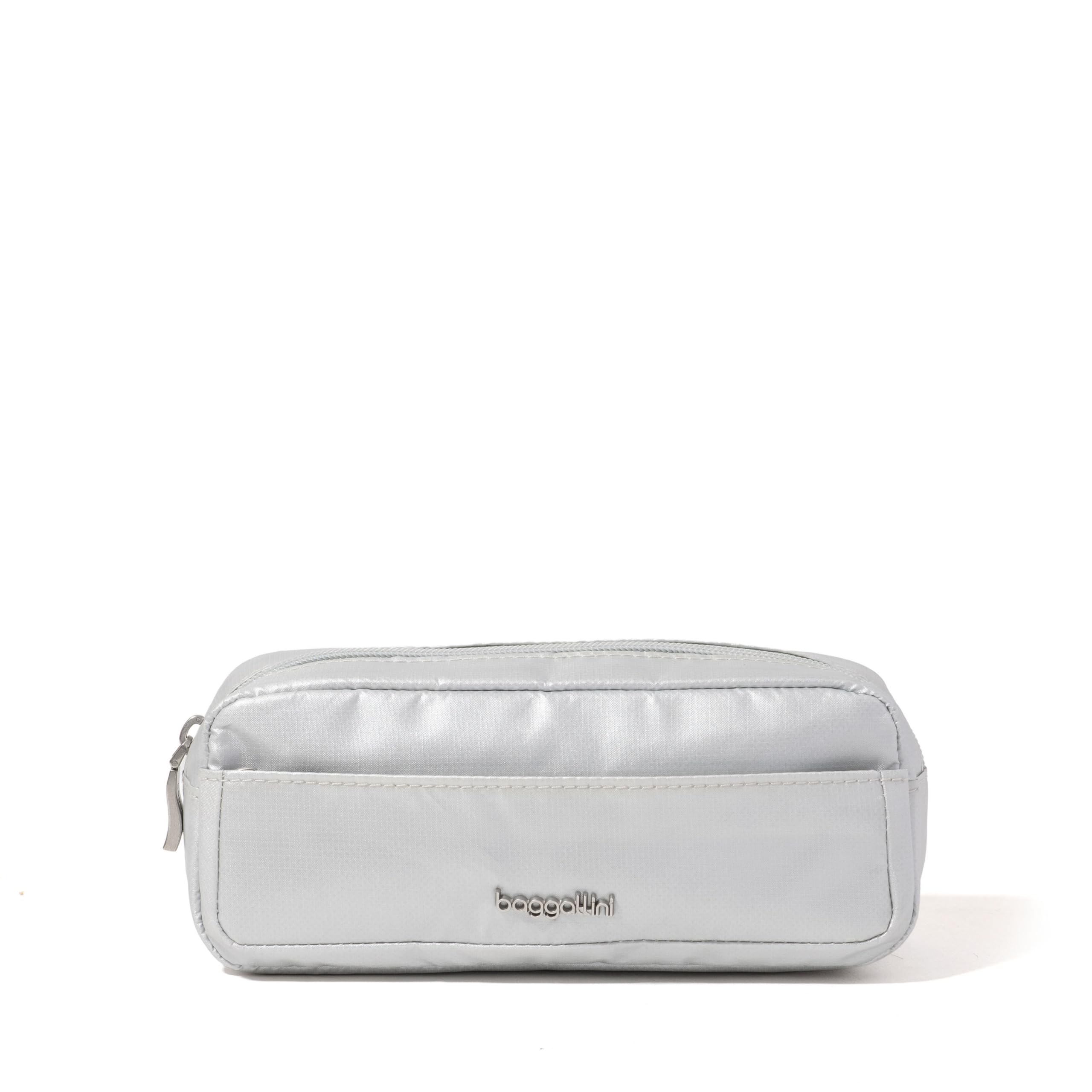 Long Pocket Cosmetic - Lightweight 7.8”x 3.1”x2.1” Makeup Bag - Travel Essentials Makeup Organizer