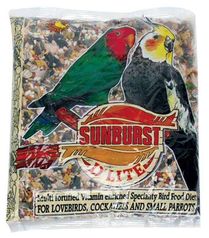 Alimento para papagaios Higgins Hig Sunburst Parrot com frutas, vegetais, sementes e castanhas 1,36 kg