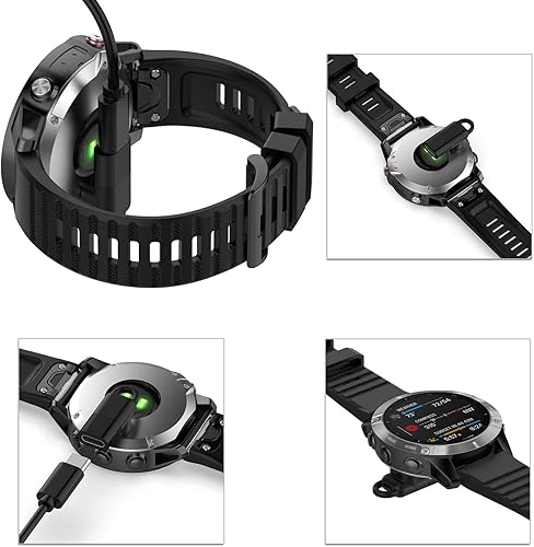 Miniatura 6 de Paquete de 2 conectores USB-C hembra a para Garmin Watch, adaptador macho tipo C a adaptador de carga para Garmin Instinct 2 SolarFenix 567X76XVenu