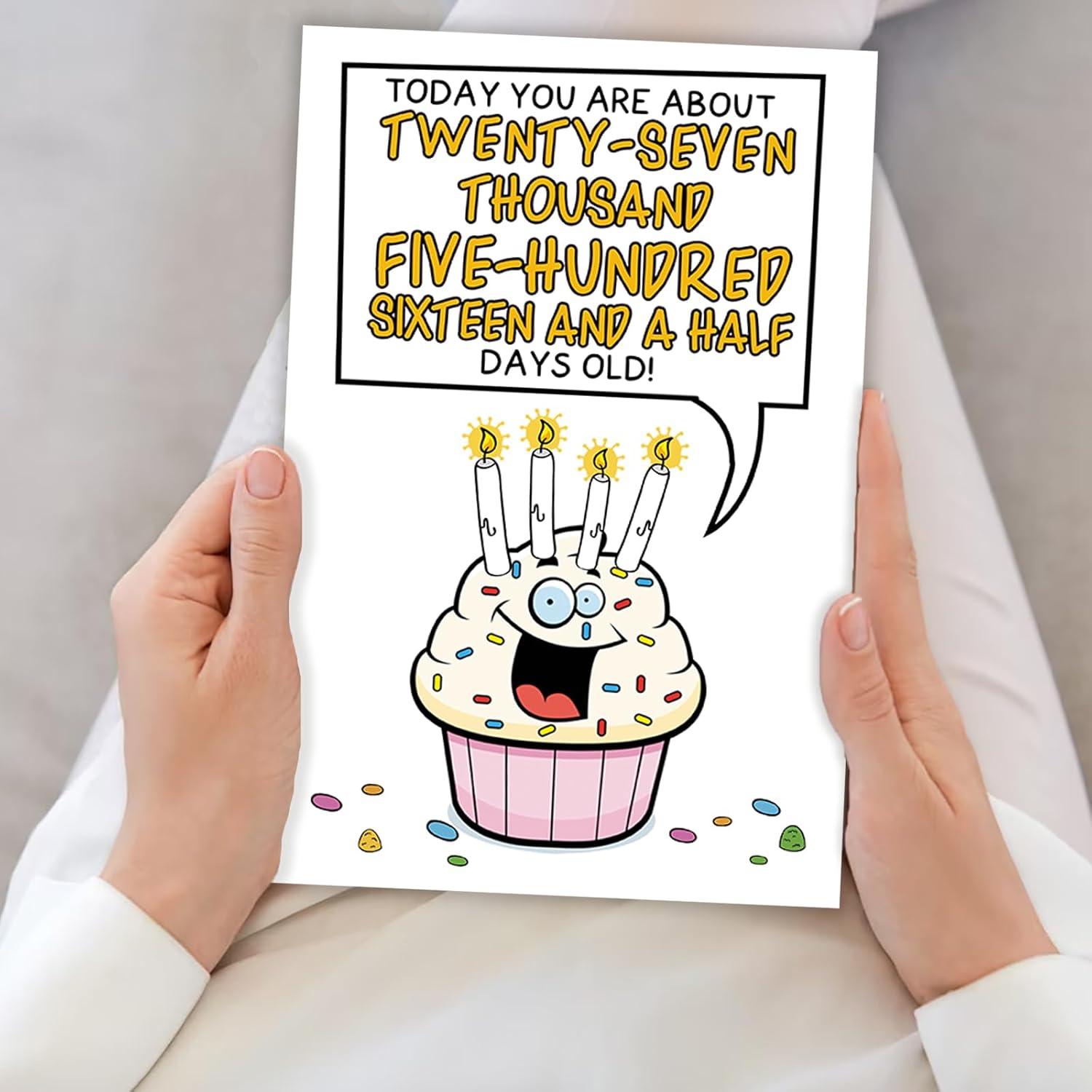 Funny 75th Birthday Card Gifts for Women, Unique Gifts for 75 Year Old Woman, Happy 75th Birthday Decoration for Mom Grandma - Image 5