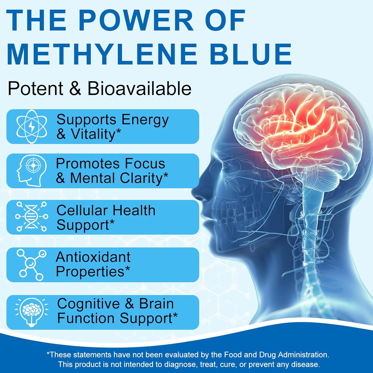 Ultra Methylene Blue 1% Solution | Pharmaceutical Grade USP | Cognitive Function & Cellular Energy Support | Formaldehyde-Free | 60ml (2 Fl Oz) - Image 3