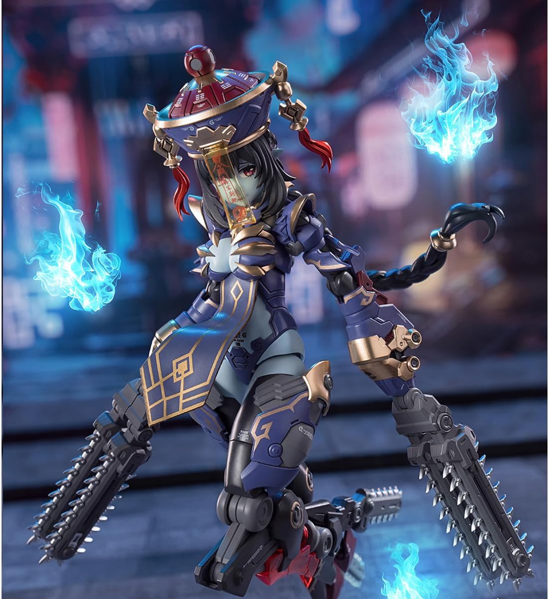 LEBOO HEMOXIAN 1/12 Model Kit 7 in Plastic Assembly Kit- Reverberation of Medta JIULIAN Robot Girl Action Figure Collectible for Age 15 +