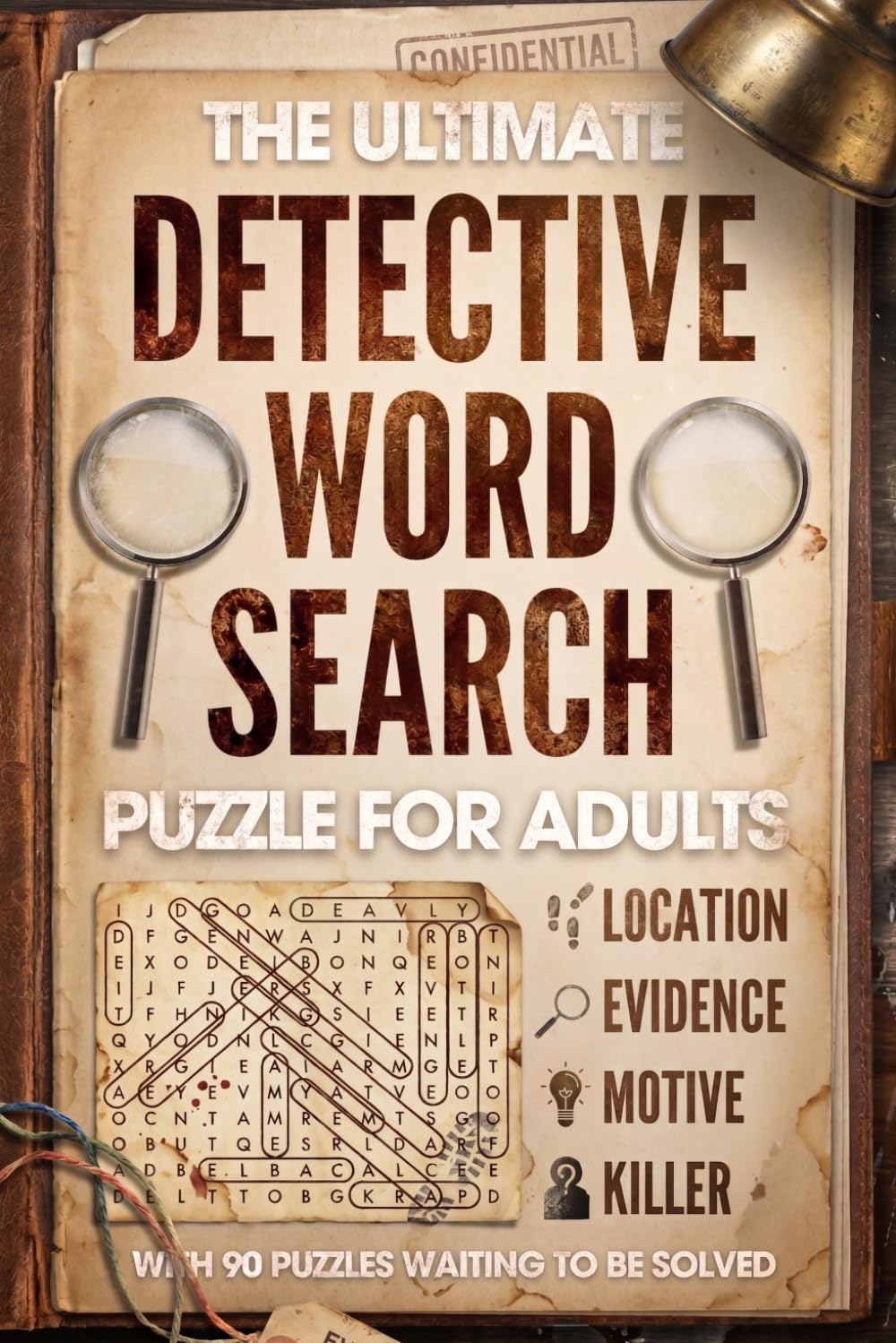 The Ultimate Detective Word Search: With 90 Puzzles Waiting To Be Solved | Puzzle Book For Adults