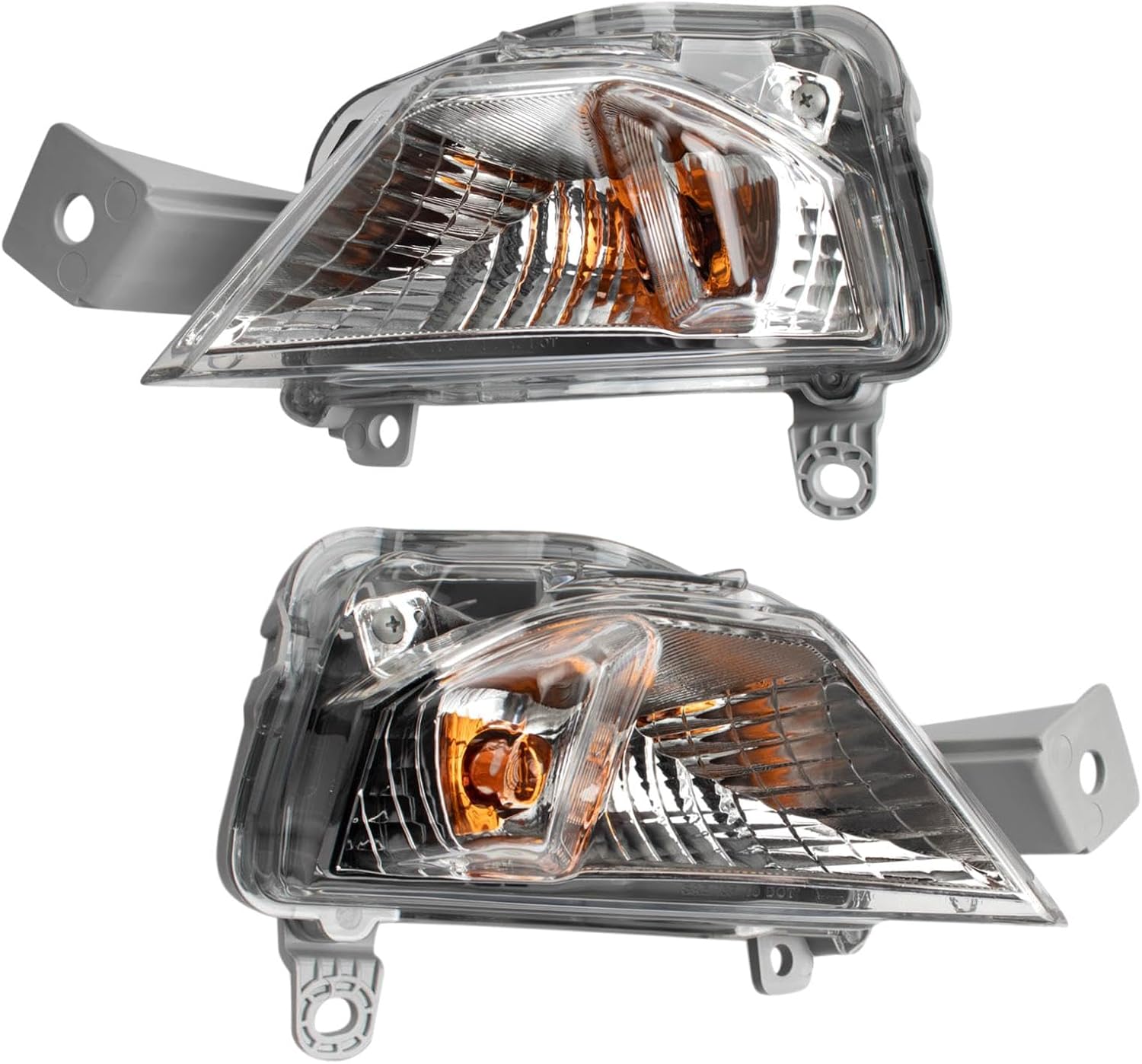 TRQ Front Turn Signal Light Set Driver & Passenger Side NI2530121 NI2531121 Compatible with 2019-2022 Nissan Altima