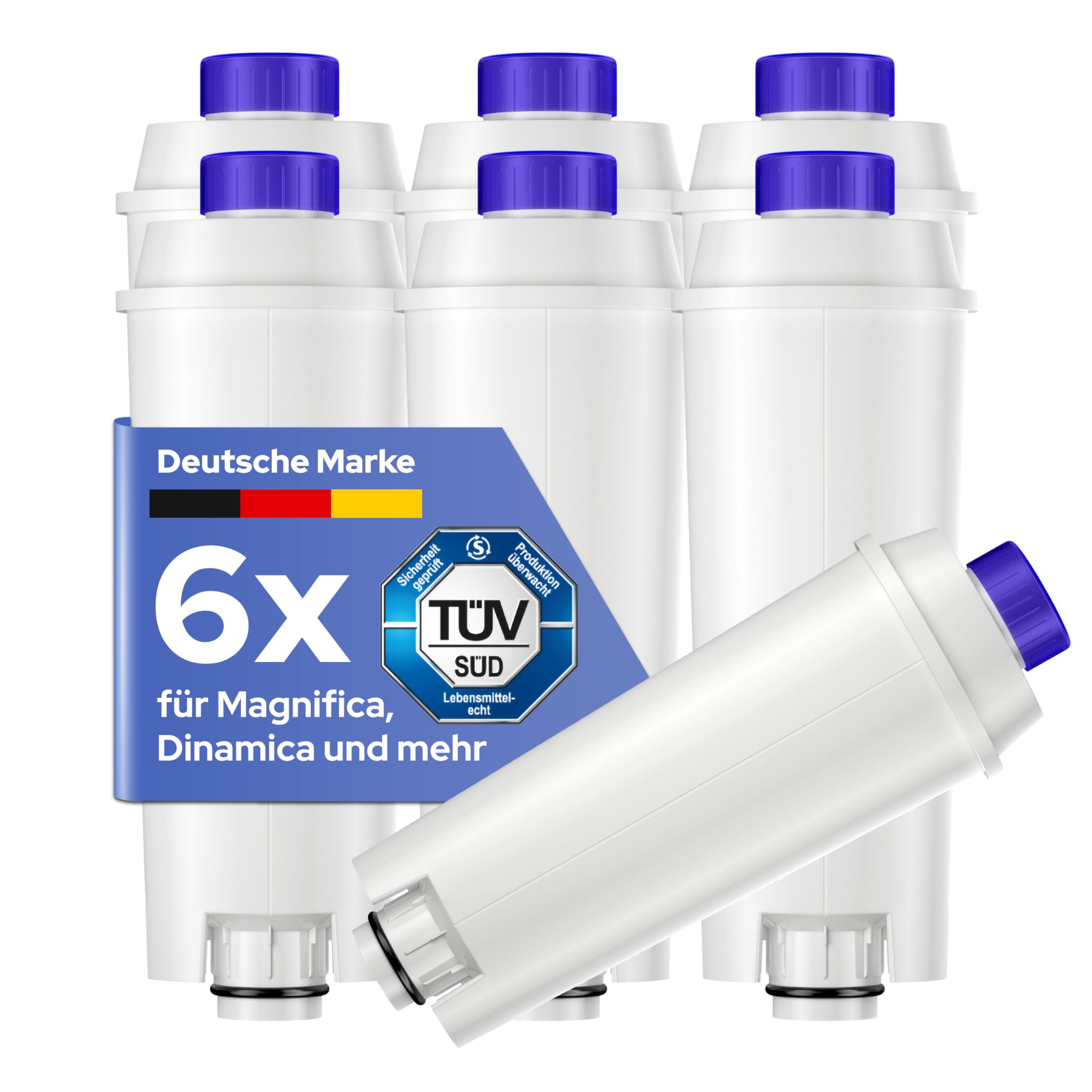 6x Ersatz F r DeLonghi Wasserfilter Passt Zu DeLonghi Magnifica Evo 6x-ersatz-f-r-delonghi-wasserfilter-passt-zu-delonghi-magnifica-evo