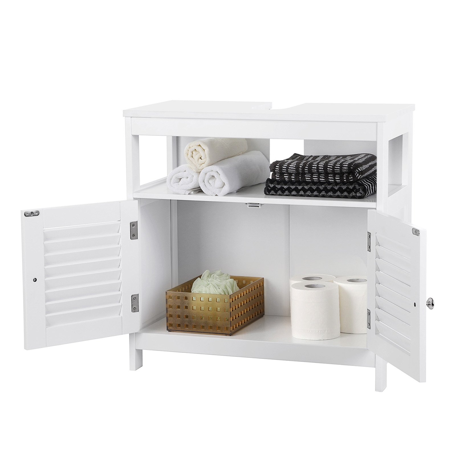 Buy VASAGLE Vanity Unit Without Sink Lots of Storage Space Bathroom