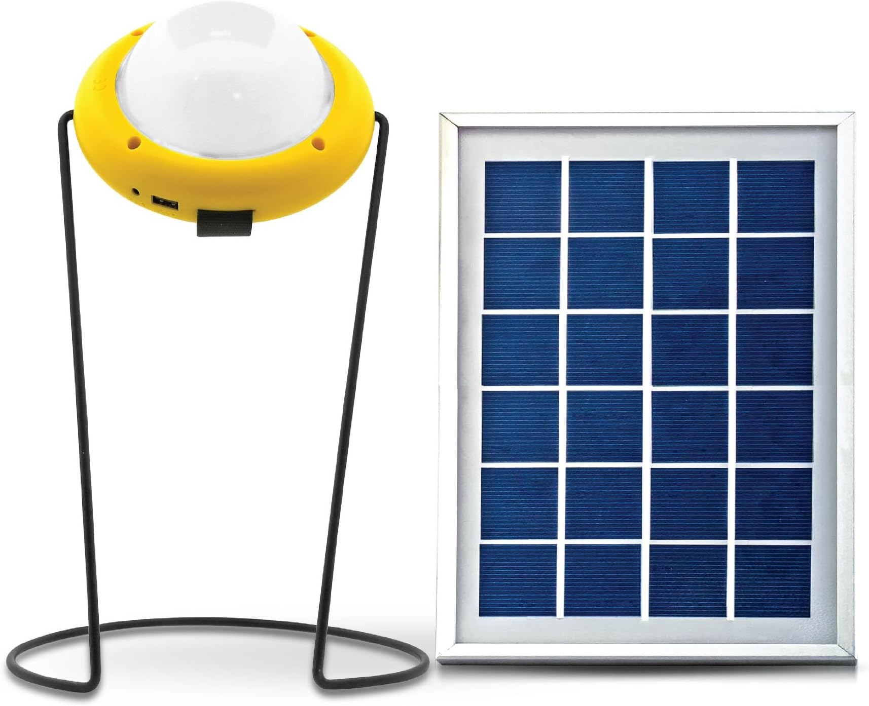 Sun King Pro 300- Indoor Solar LED Light with USB Mobile Charging, 5.50 Watts (300 Lumens of Brightness), Yellow