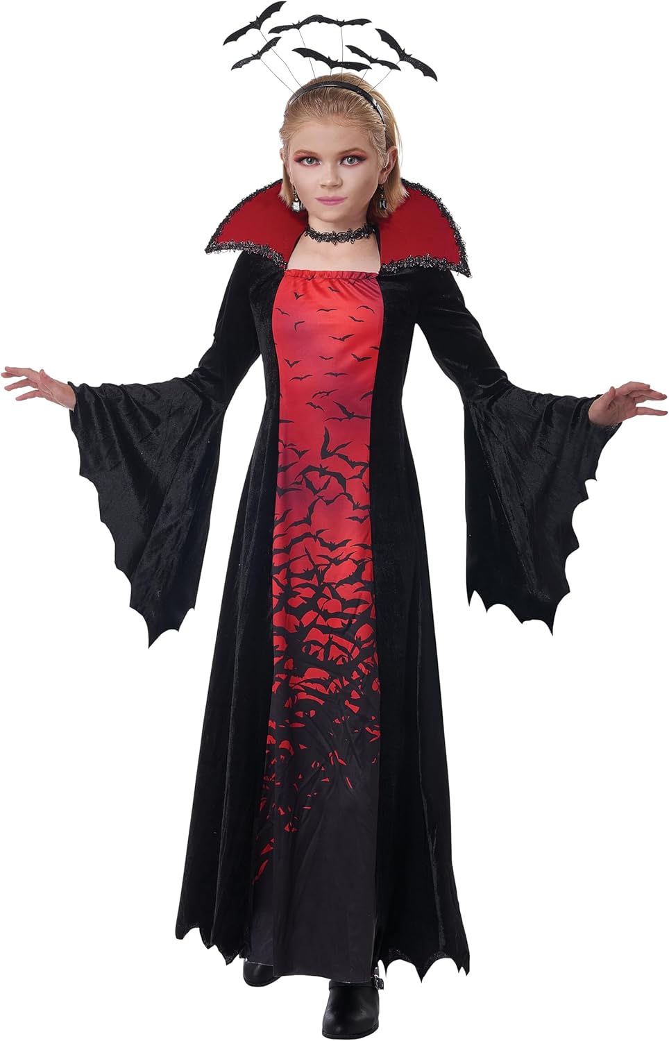 California Costumes Girl's Midnight Flight Vampire Costume