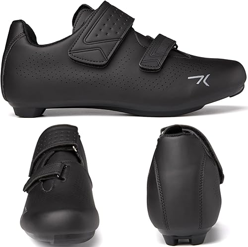 Miniatura 3 de ULTIANT Zapatos de ciclismo para hombre y mujer, compatibles con Peloton &amp; Look DeltaSPD, zapatos de bicicleta Peloton, zapatos de bicicleta de