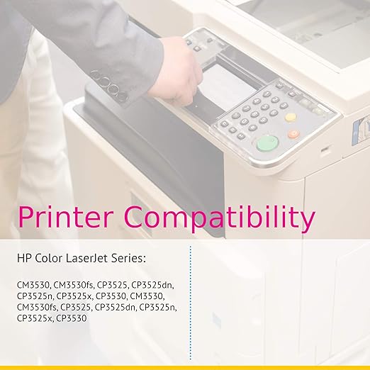 Amazon Com Cs Compatible Toner Cartridge Replacement For Hp Cp3525dn Ce251a Cyan Hp 504a Color Laserjet Cm3530 Cm3530fs Cp3525 Cp3525n Cp3525dn Cp3525x Cp3520 Cm3530fs Mfp Cm3530mfp Office Products