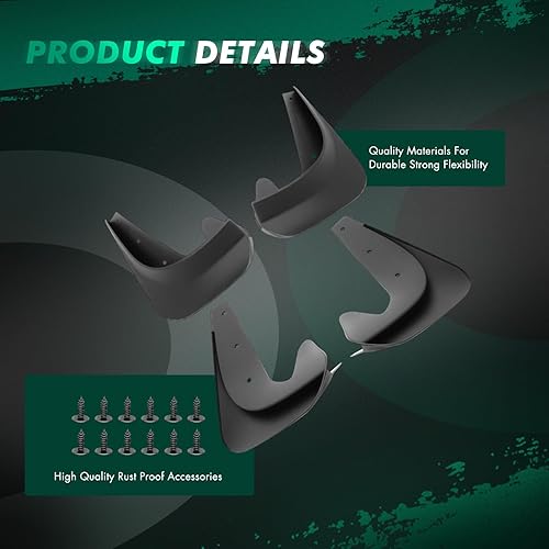 Miniatura 5 de SCITOO Protectores contra salpicaduras de barro para Toyota Avalon para Toyota Camry para Toyota Celic para Toyota Corolla Echo Matrix Mira MR2