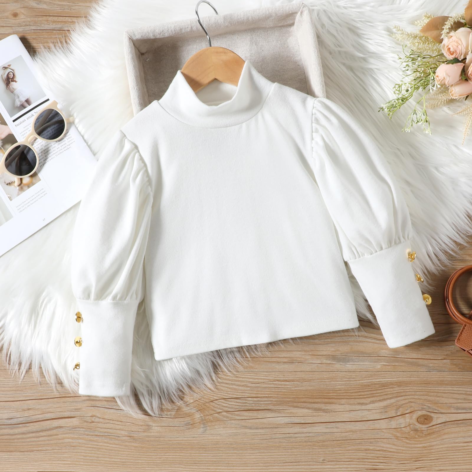 Miipat Completini Bambina Set di Vestiti Autunno Inverno Bambini Ragazze Abiti Maniche Lunghe Pullover con Mini Gonne Set di Abbigliamento Abiti per Ragazze