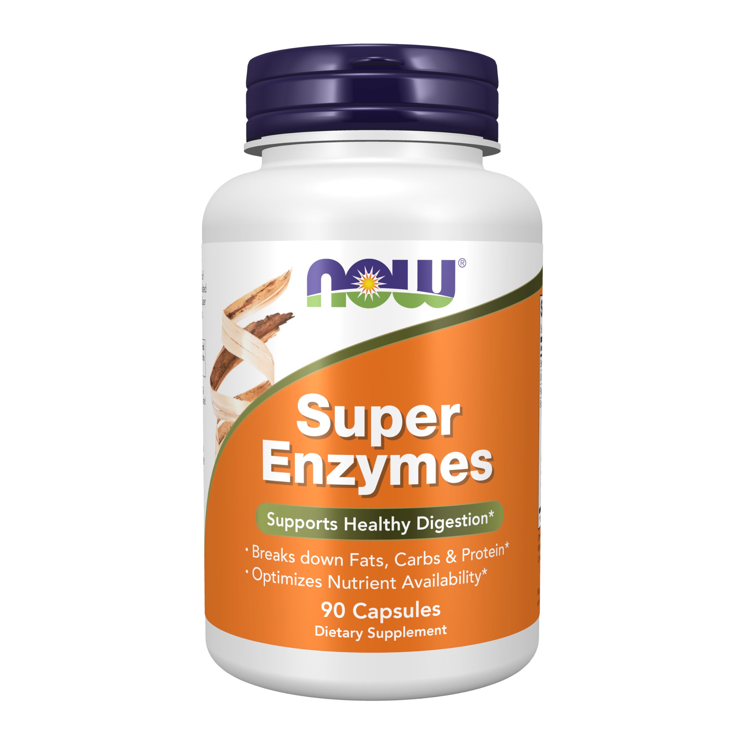 Now Foods Super Enzymes Support Healthy Digestions Tablets - 90 Count