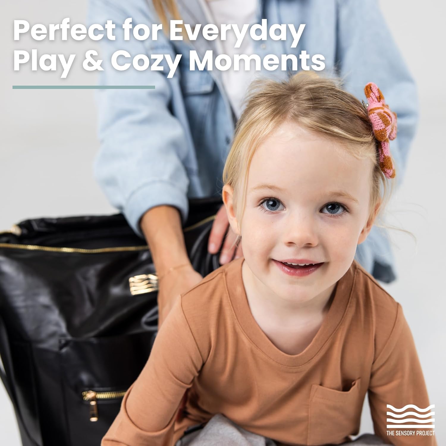 THE SENSORY PROJECT CloudCalm Crew Sweatshirt – Ultra-Soft Organic Cotton Durable Sweater for Infants to Toddlers