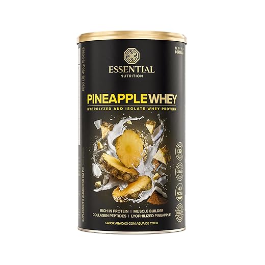 Kit 2X: Pineapple Whey Essential Nutrition 450g