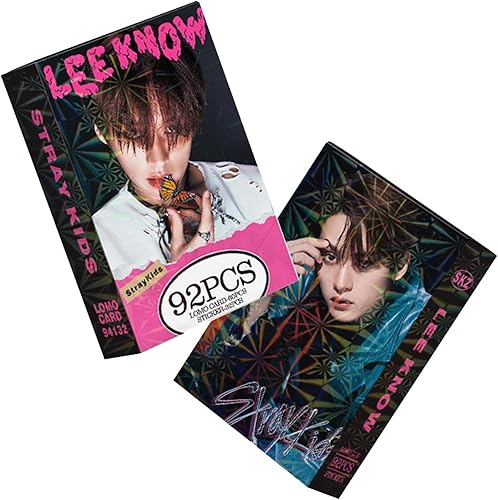 Miniatura 6 de KPOPBP Stray Kids - Tarjetas fotográficas SKZ Rock Star, 92 unidades, tarjetas de regalo KPOP, para niños y niñas SKZ (saber)