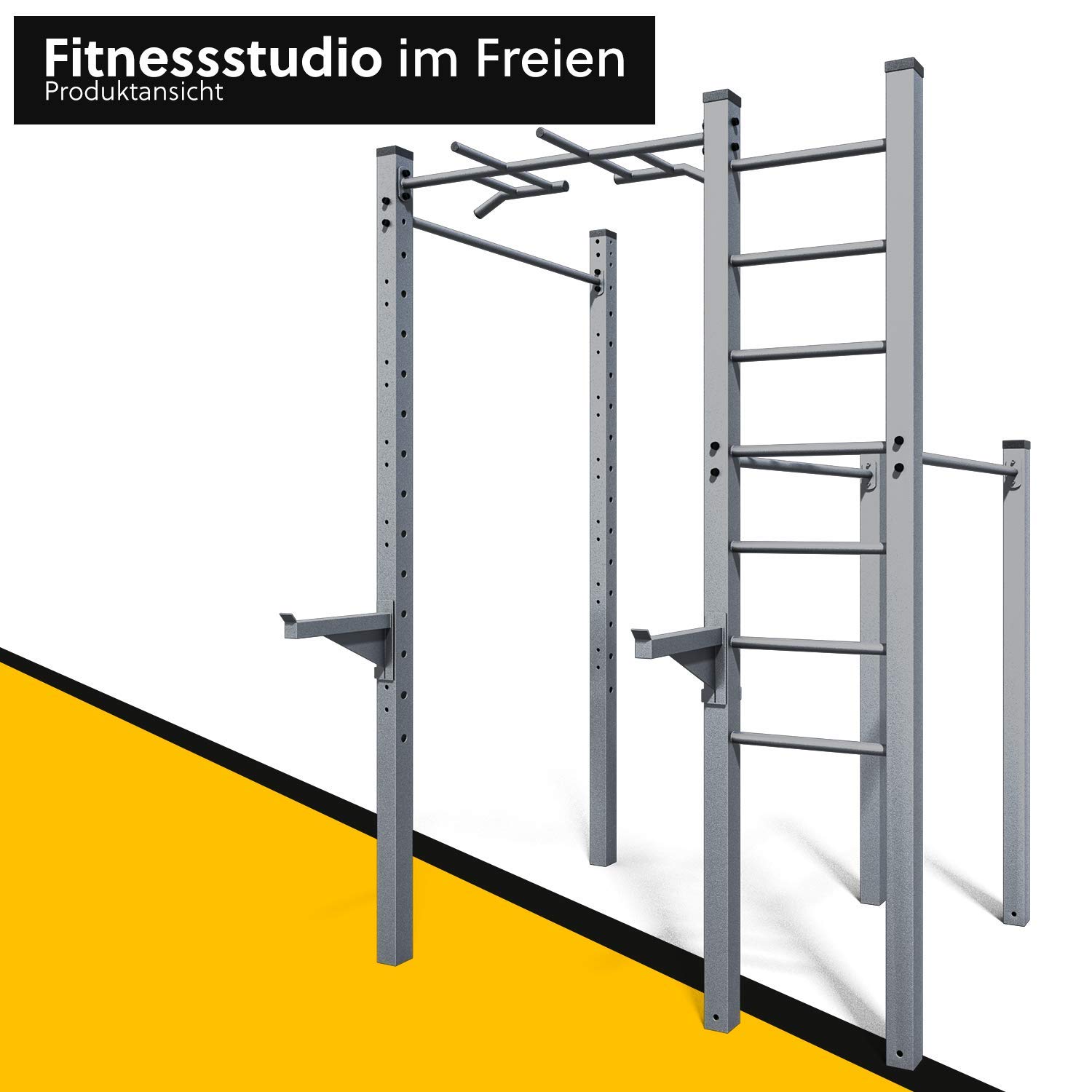 KLEMP Outdoor Workout Platz | Street Workout Für Garten | Calisthenics Crossfit Kraftstation | Fitnessgerät Für Outdoor