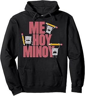 Doodlebob Me Hoy Minoy Red Text Pullover Hoodie