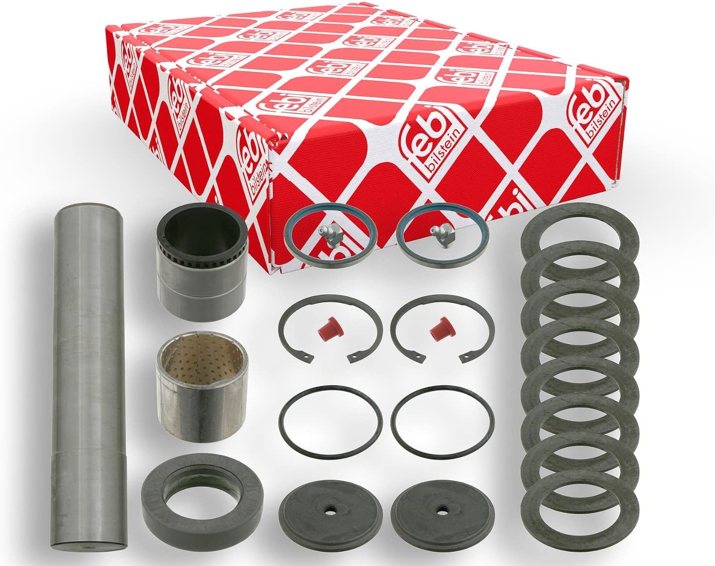 febi bilstein 24777 King Pin Set with thrust bearing, single set, pack of one