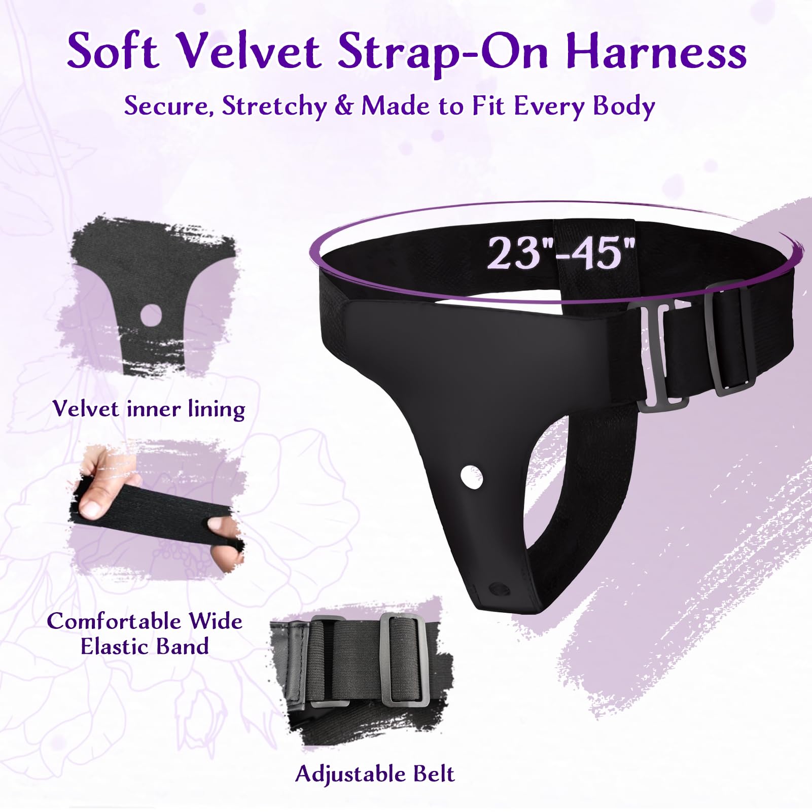 Amazon.com: Strap On Vibrating Dildo Harness with 2 Silicone Double Sided  Dildos, 10 Vibration Modes, Adjustable & Interchangeable Double-Ended  Strapon for Beginner Women, Couples, Lesbian & Gay Pegging Play : Health &