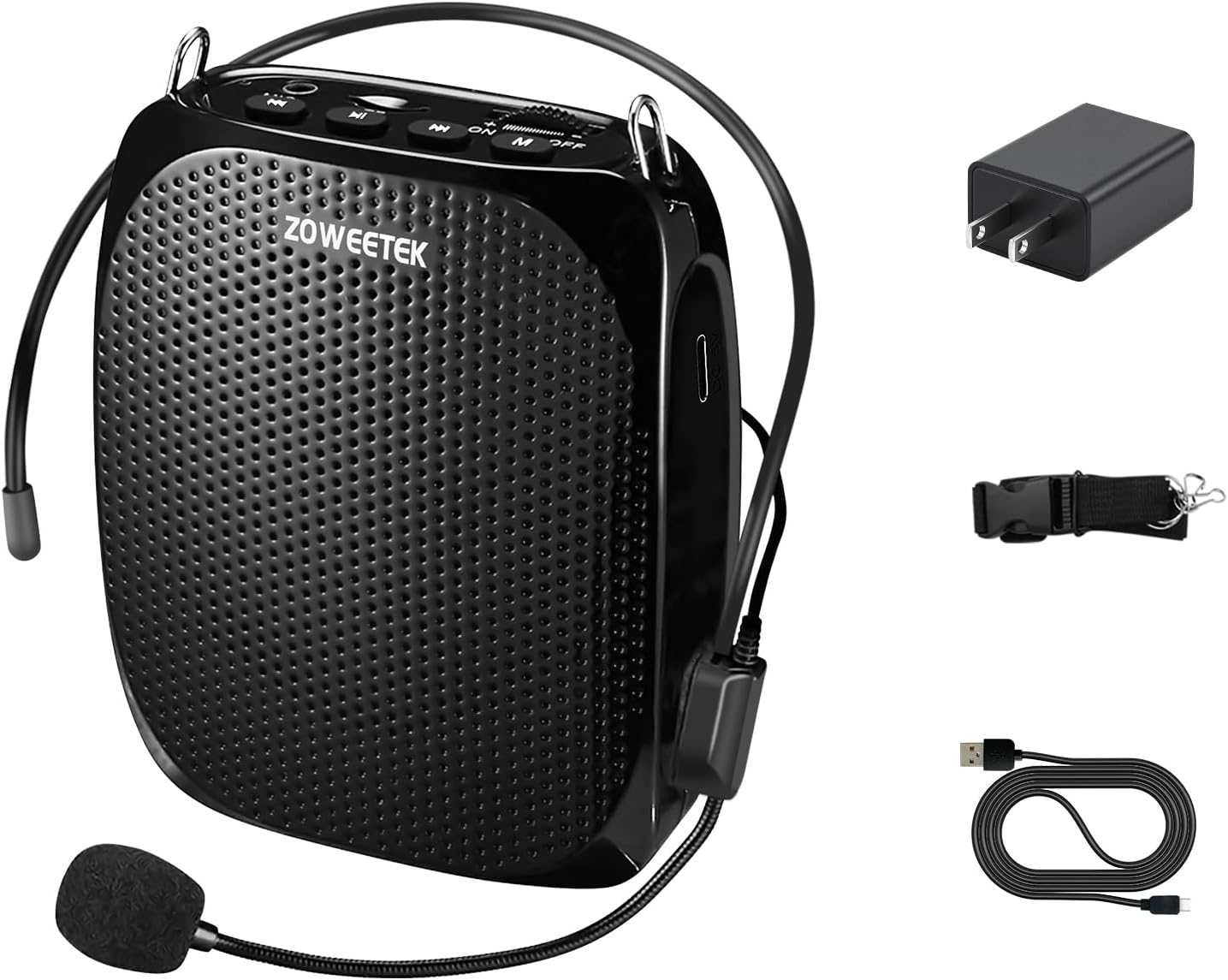 ZOWEETEK Portable Rechargeable Mini Voice Amplifier