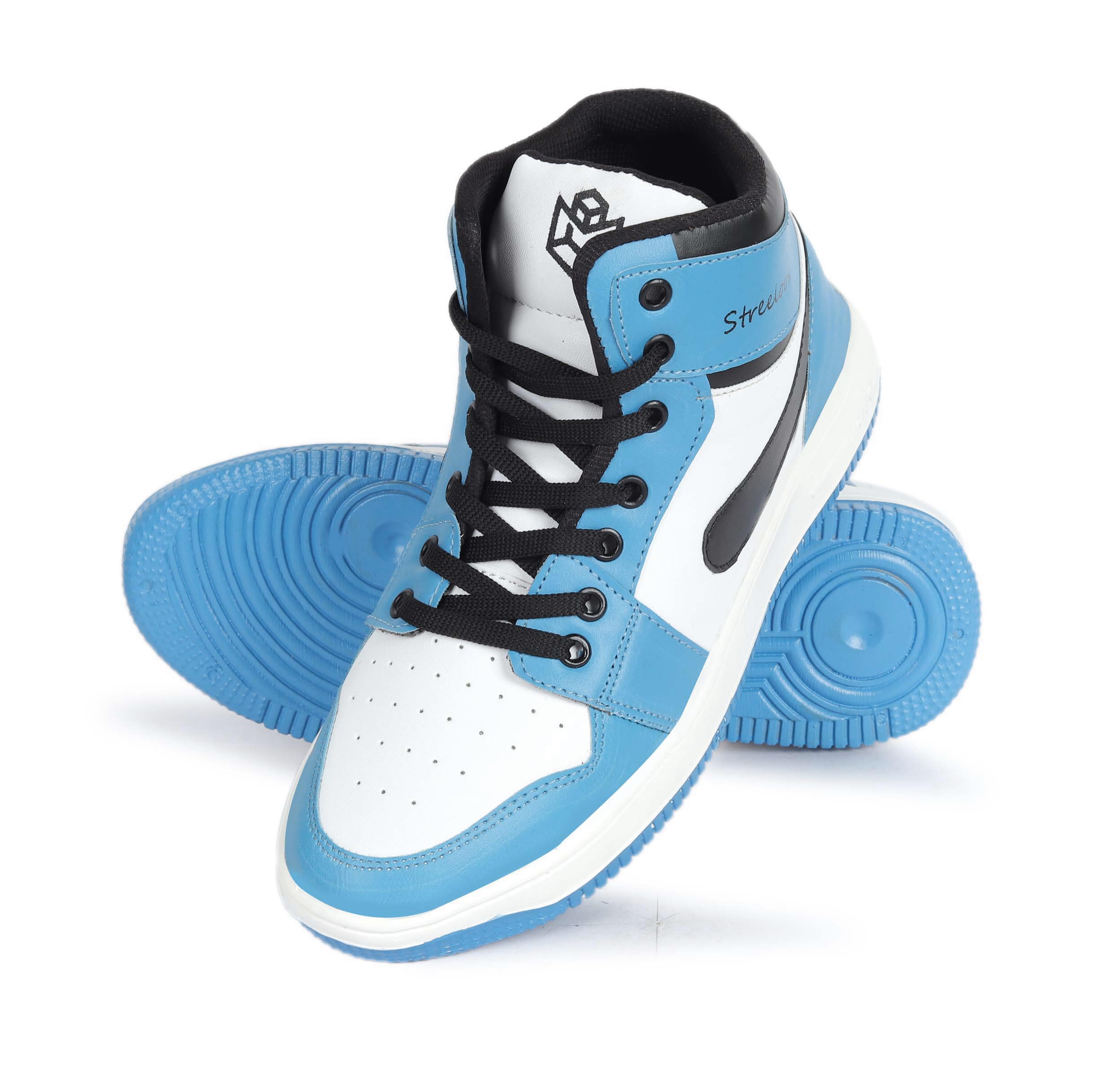 STREETLOOK Mens High Top Casual Chunky Fashion Sneakers,Dancing Shoes | Basketball Shoe (Sky_10) (B0CFXZR4JW) Amazon Price History, Amazon Price Tracker