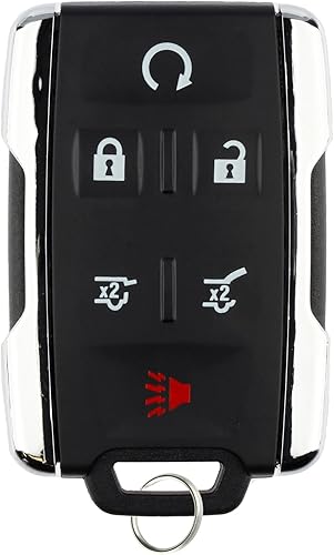 KeylessOption Reemplazo de llavero de coche con control remoto de entrada sin llave para Suburban Tahoe M3N-32337100