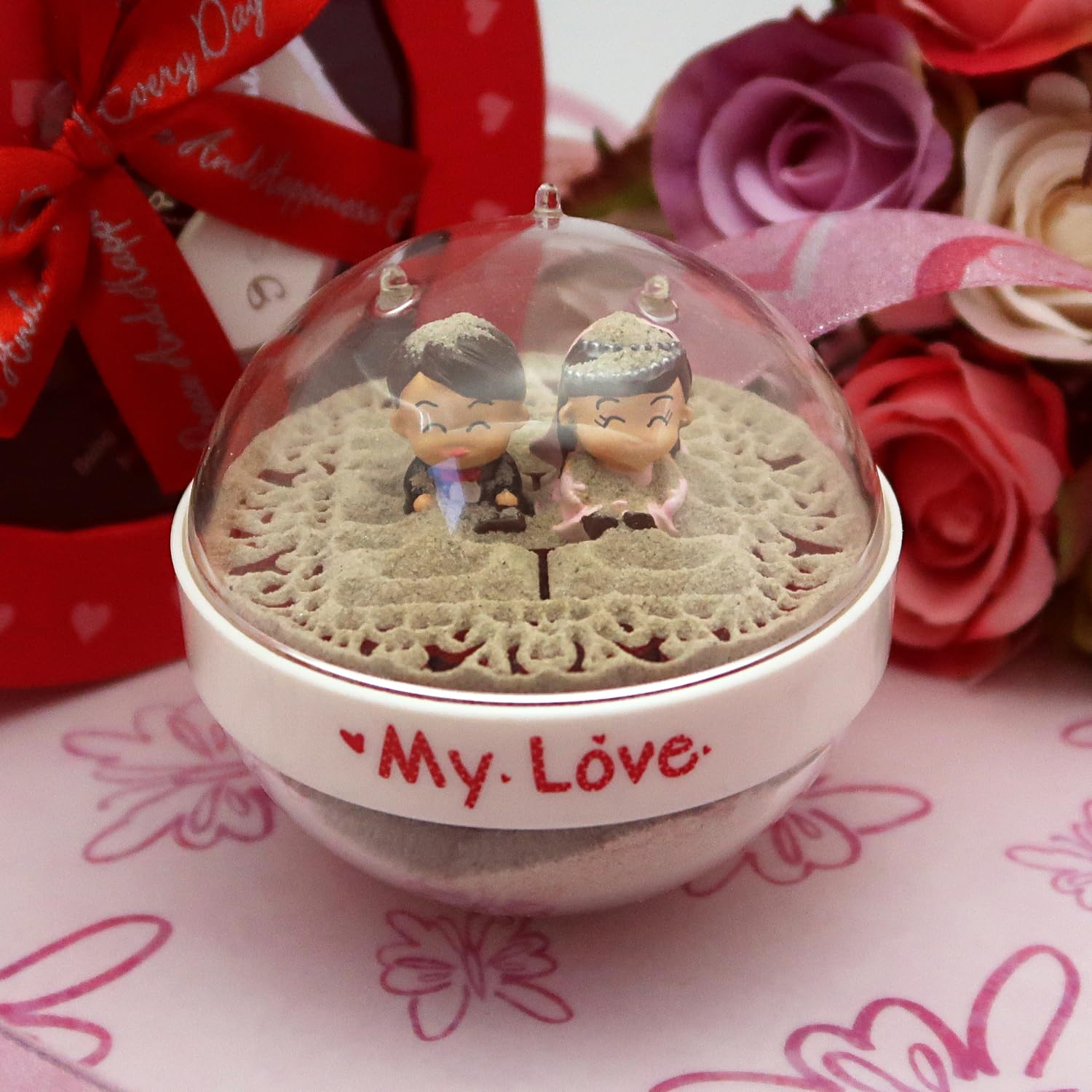 Himi Int Sandglobe - Valentines Collections (Bride & Groom - BS)