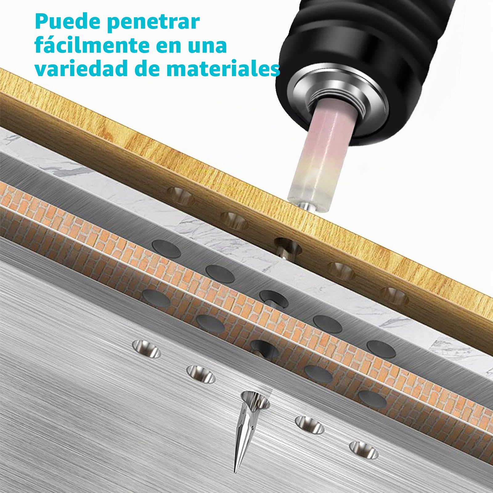 Paquete de 400 Clavos de Acero, 7,3 mm Clavos Redondos de Acero, Mini clavos para techo, Clavos Redondos, Clavos de hormigón, Adecuados para pared gruesos para techos, Instalación