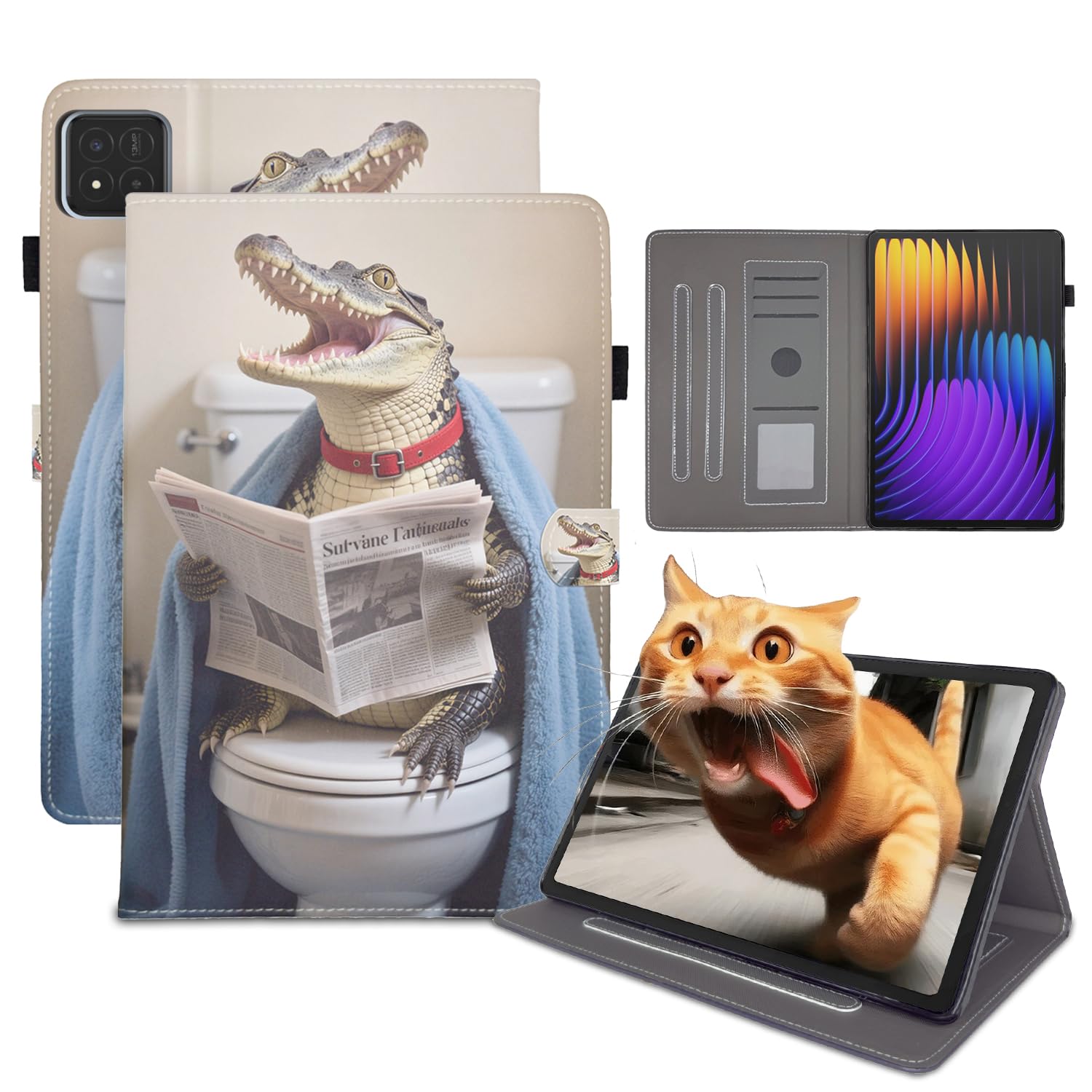 Bemoloon PU Tab Hülle für Xiaomi Pad 7/Pad 7 Pro 11.2