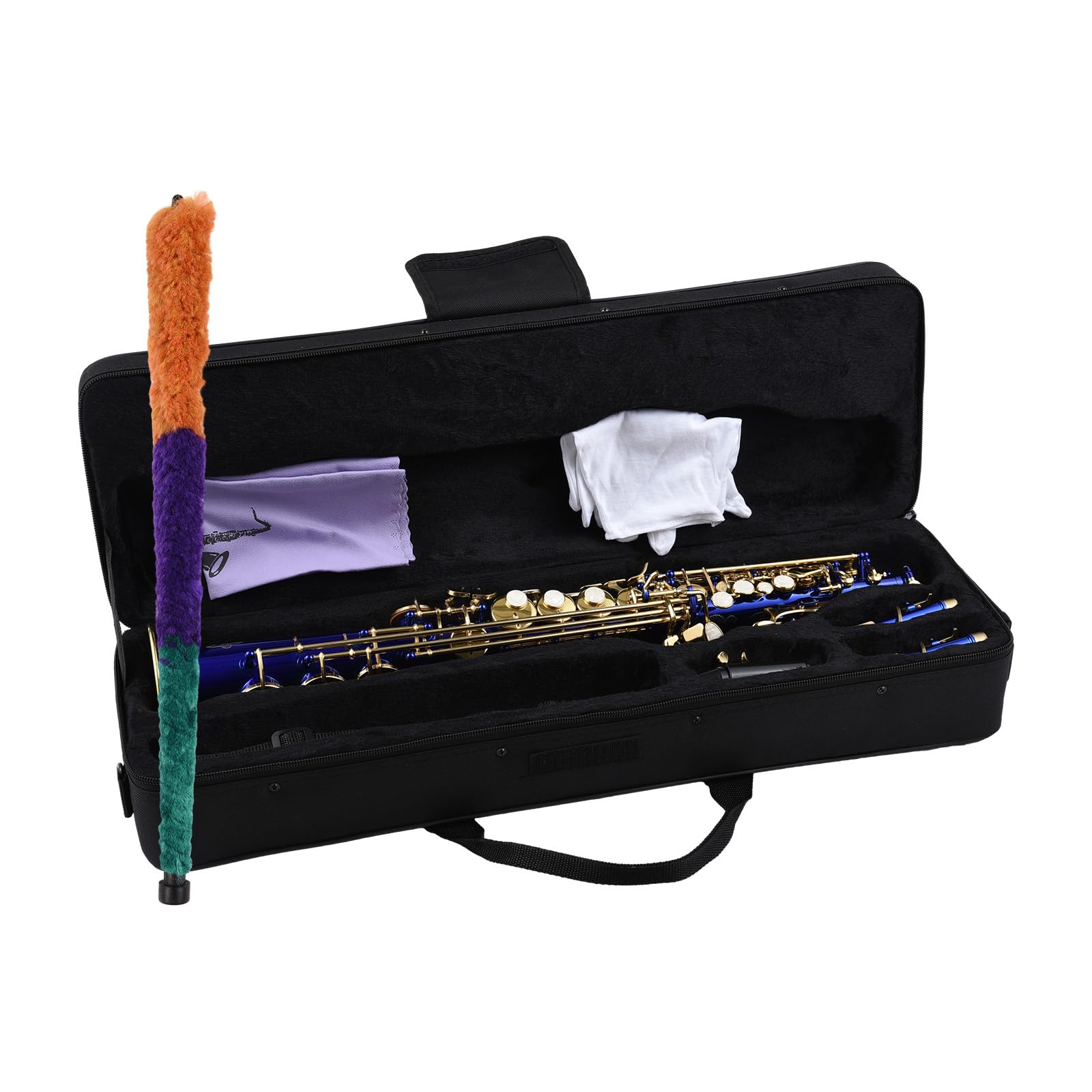 Amazon.com: Btuty Brass Straight Soprano Sax Saxophone Bb B Flat