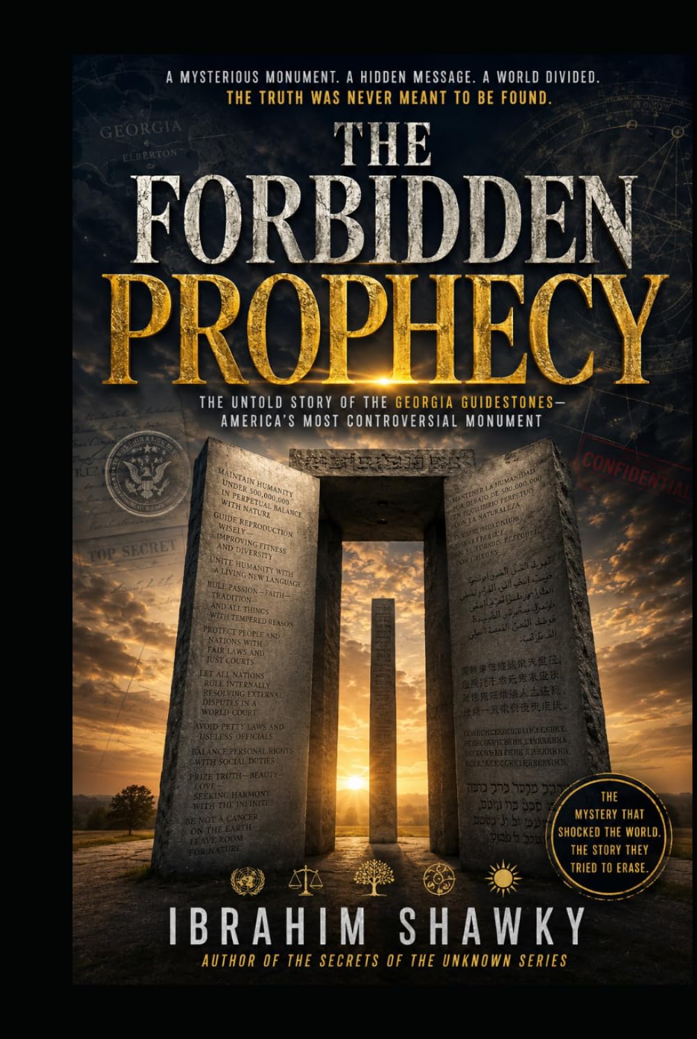 The Forbidden Prophecy, The Georgia Guidestones: The Secret Blueprint for Global Control and the New World Order's Commandments (Mysteries of the Unknown)