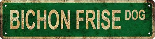 Miniatura 39 de SHIH TZU ST DOG - Letrero de metal para bar, cafetería, garaje, cueva, hogar, habitación, baño, granja, jardín, porche, decoración de patio, 16 x 4
