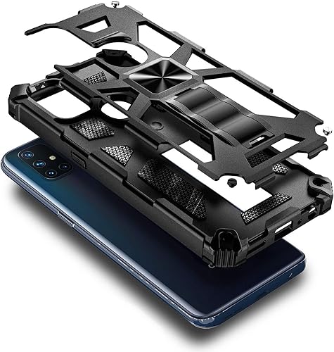Miniatura 3 de NZND Funda para OnePlus Nord N10 5G con protector de pantalla de vidrio templado (cobertura máxima), protección de cuerpo completo a prueba de