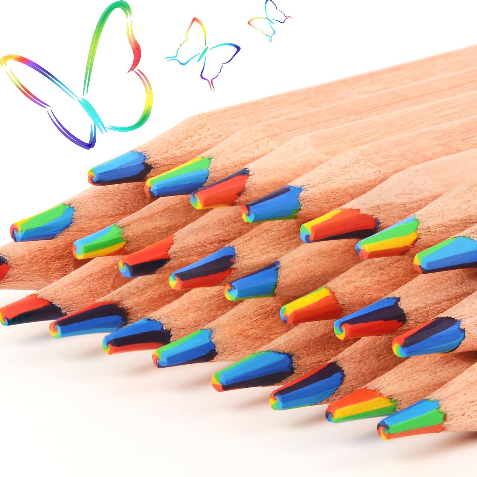 Stubby Pencil Studio Eco Highlighter Pencils Set of 6