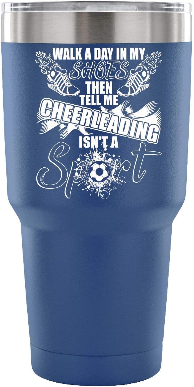 Walk A Day In My Shoes Stainless Steel Vacuum Insulated 30 oz Water & Coffee Cup