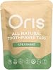 Oris Natural Dental Paste Tablets - Hydroxyapatite Enamel Remineralization Tablets - Suitable for Children and Easy to Carry - 62 Pieces Cane Grass