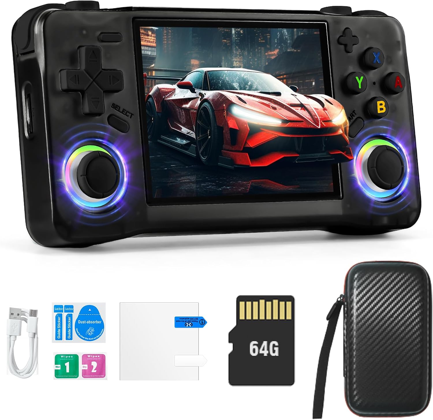 XF35H Retro Handheld Game Console – Open Source Linux System, 3.5-inch Full-Lamination Screen, 18000+ Classic Games, 4000mAh Battery Portable Handheld – Supports WiFi Multiplayer XF35H Retro Handheld Game Console – Open Source Linux System, 3.5-inch Full-Lamination Screen, 18000+ Classic Games, 4000mAh Battery Portable Handheld – Supports WiFi Multiplayer