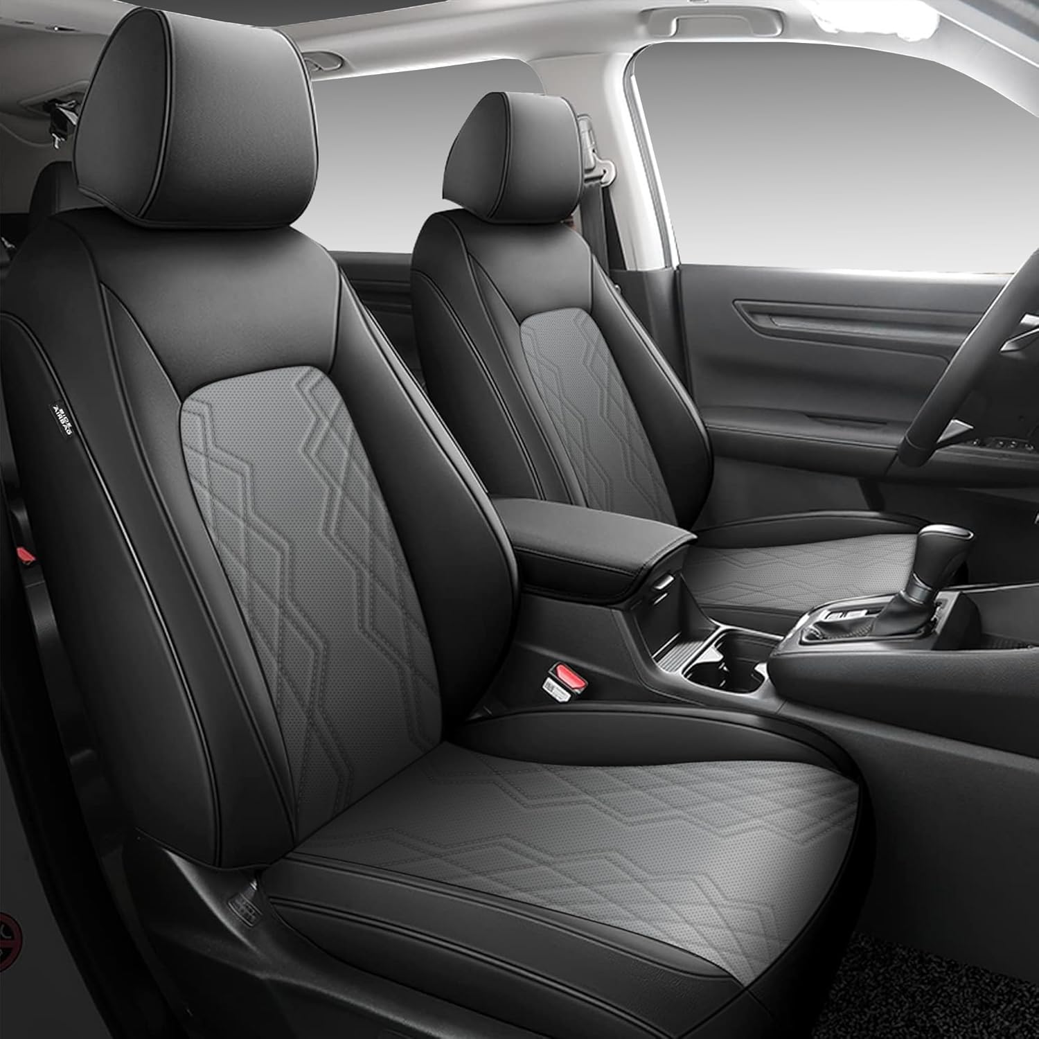 for Honda CRV Seat Covers 2026 2025 2024 2023 - Custom Fit CRV Seat Covers EX-L/EX/LX/Sport/Touring/Special Edition/Trailsport Hybrid & Gas - Waterproof CR-V Seat Cover Full Set - Black Gray