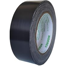 Hoerev Black Ultra high Molecular Weight Polyethylene Film Adhesive Tape Abrasion Resistant for Smooth and Easy Application,10milx1.5 x18 Yds,