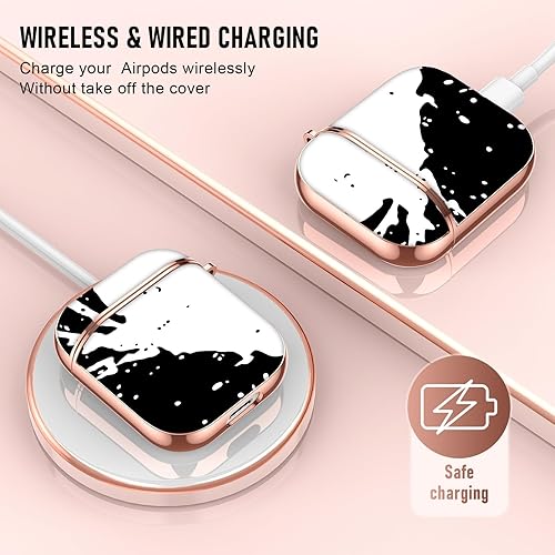 Vista 29 de Maxjoy for AirPods 2nd Generation Case, Unique Design Hard Protective Shockproof Airpods Case Cover with Keychain Compatible with Apple AirPods Sea