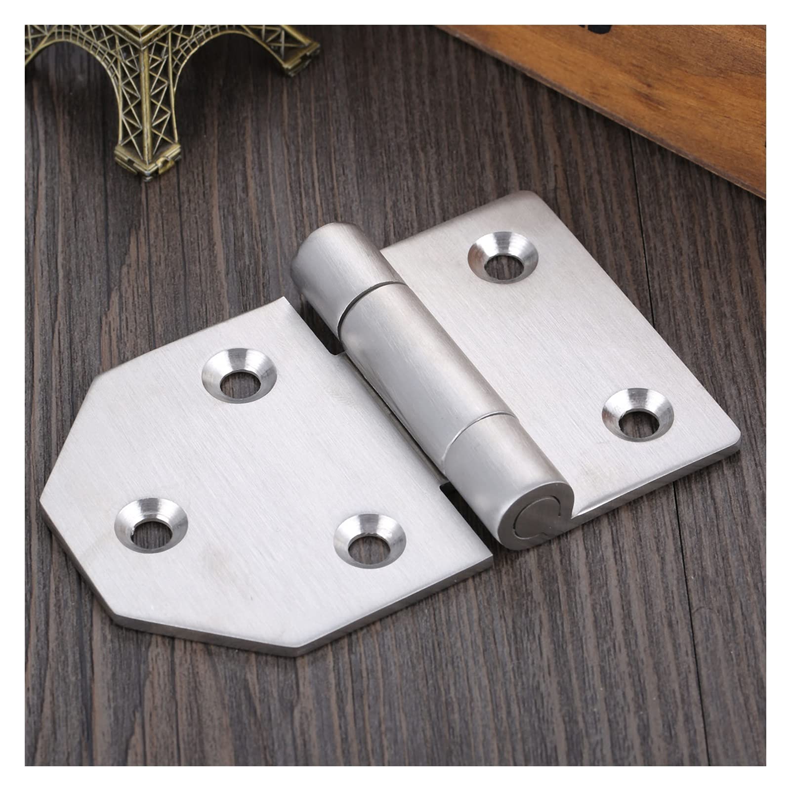 Bisagra de la puerta del gabinete Gabinete de acero inoxidable de acero inoxidable Bisagra eléctrica Bisagra eléctrica Bisagra para equipaje Tarjeta de herramienta Bisagra de muebles 101 * 65mm