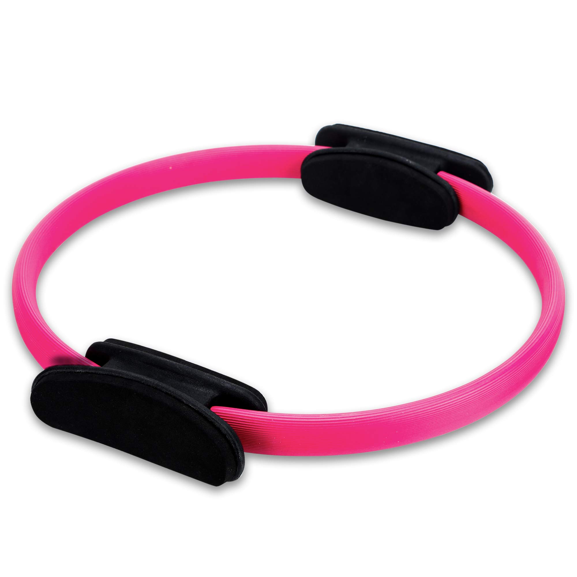 EmpireAthletics - Pilates-Ring mit Polstern und 35 cm Durchmesser für Pilates, Yoga, Ganzkörper-Training, Gymnastik UVM. - Core-Trainer Circle Kreis Magic-Circle in PINK
