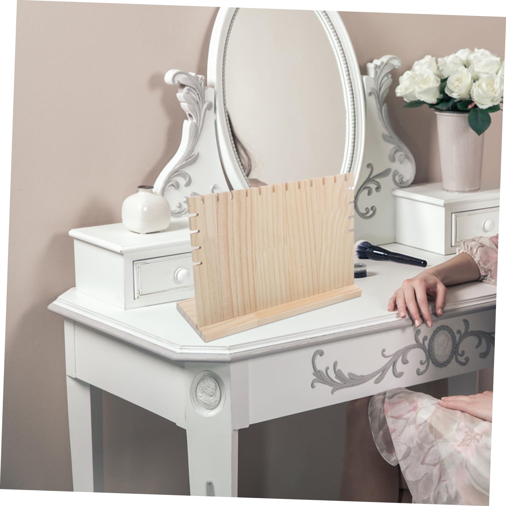 Ciieeo 2 Pezzi Espositore per Gioielli per Collane e Accessori Organizer da e Negozio Design Versatile per e Portabilità