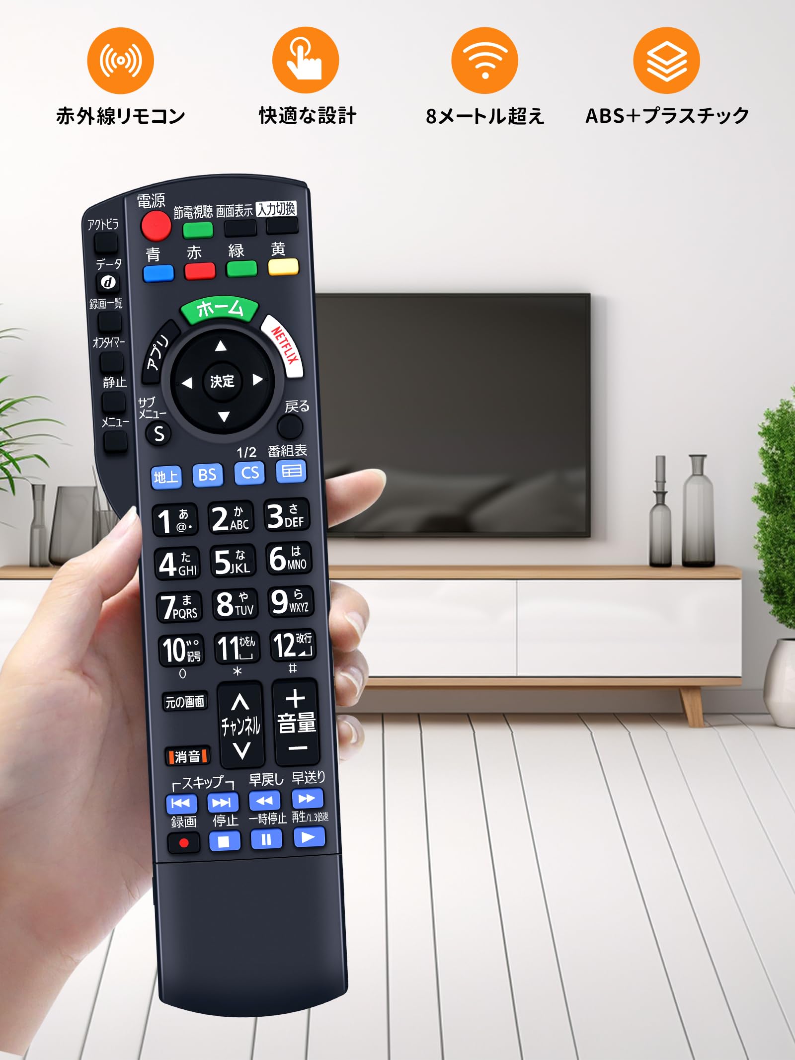 パナソニック オーディオリモコン RAK-SC512W d2ldlup Amazon | パナソニック オーディオリモコン RAK-SC512W