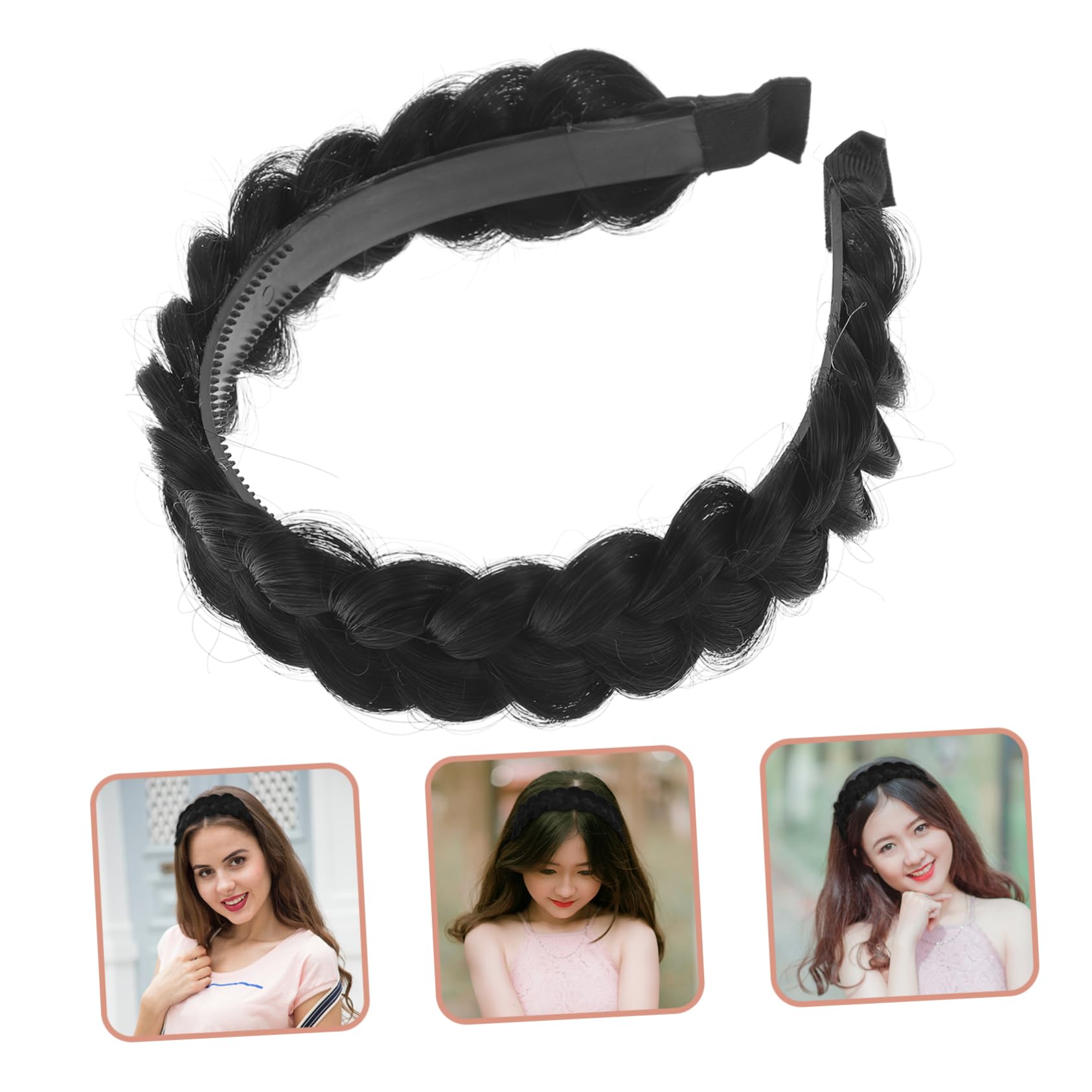 Beavorty 5Pcs Lisca Di Pesce Treccia Parrucca Accessorio Dei Per Le Donne Fasce Per Intrecciati Donne Cerchi Per Sintetici